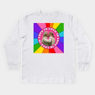 Loustat - Love is Love Kids Long Sleeve T-Shirt